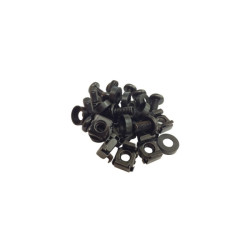 WP Pack de 20 Tornillos y Tuercas Enjauladas - Color Negro - WPN-AVA-SS20