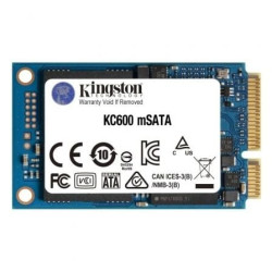 Disco SSD Kingston KC600 512GB/ mSATA/ Full Capacity - SKC600MS/512G