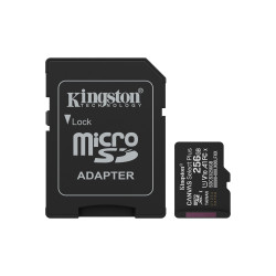 KINGSTON MicroSDXC 256GB GEN3 / Class 10 / Adaptador SD - SDCS3/256GB