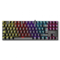 Teclado Gaming Mecánico Krom Kasic TKL/ Negro - NXKROMKASICTKL