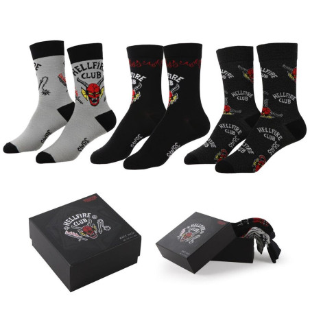 Set 3 Calcetines Stranger Things adulto - 8445484579406