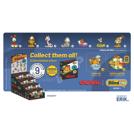 Pin misterioso coleccionable Garfield BlindPIN - 8435747836476