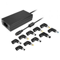 Cargador de Portátil Leotec Notebook/ 120W/ Automático/ 10 Conectores/ Voltaje 12-20V - LENCSHOME120