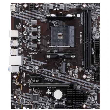 MSI Placa Base PRO A520M-S mATX AM4 - 911-7C96-071