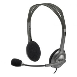 Auriculares Logitech H111/ con Micrófono/ Jack 3.5/ Negros - 981-000593