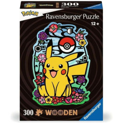 Puzzle madera Pikachu Pokemon 300pzs - 4005555007616