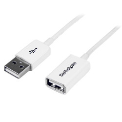 StarTech 3m White USB 2.0 Extension Cable A to A - M/F - 0065030851237