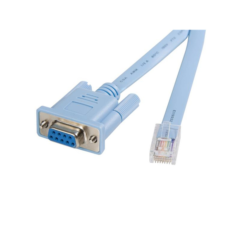 StarTech 6 ft RJ45 to DB9 Cisco Console Management Router Cable - M/F - 0065030833660