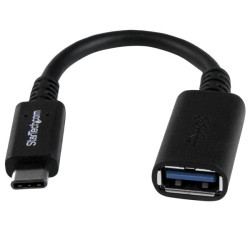 StarTech USB-C to USB-A Adapter Cable - M/F - 6in - USB 3.0 - 0065030860789