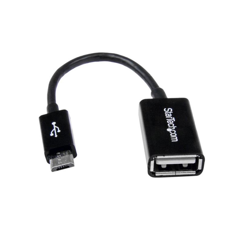 StarTech 5in Micro USB to USB OTG Host Adapter M/F - 0065030848381
