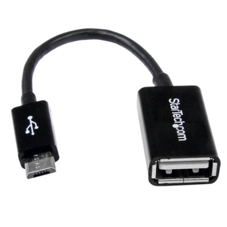 StarTech 5in Micro USB to USB OTG Host Adapter M/F - 0065030848381