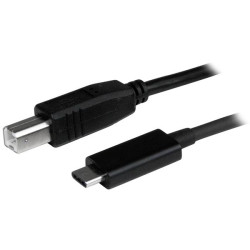 StarTech USB-C to USB-B Cable - M/M - 1m 3ft - USB 2.0 - 0065030861793