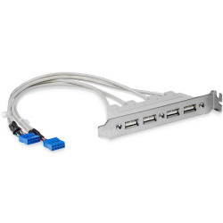CABEZAL BRACKET 4 PUERTOS USB 2.0 - 0065030797092