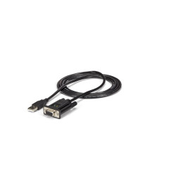 StarTech 1 Port USB to Null Modem RS232 DB9 Serial DCE Adapter Cable with FTDI - 0065030846837