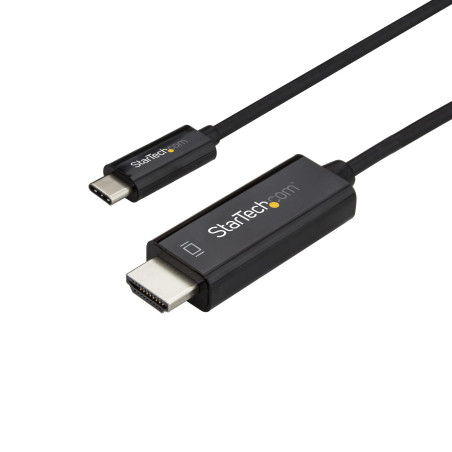 StarTech 1m 3 ft. USB-C to HDMI Cable - 4K at 60Hz - Black - 0065030875448