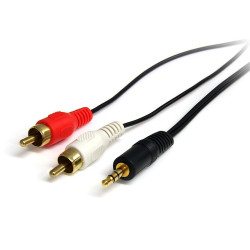 ADAPTADOR MINI-JACK A RCA 91CM - J - 0065030845021