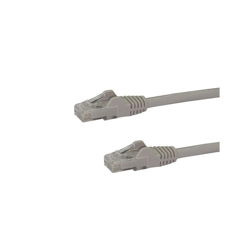 StarTech 50cm Gray Snagless Cat6 Patch Cable - 0065030860048