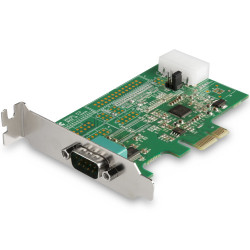 StarTech 1 Port Serielle Schnittstellenkarte PCIe mit 16950 UART - Serial Adapter - 921,4 Kbps - Windows und Linux - 00650308811