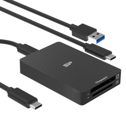 SP Lector de Tarjetas USB-C SD CreatePro BS10 - SPU3CCSREDBS100K