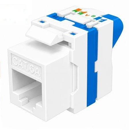 Conector keystone phasak rj45 cat. 6a utp crimpado rotativo - PHK 2224