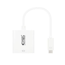 Conversor Nanocable 10.16.4102/ USB Tipo-C Macho - HDMI Hembra/ 15cm/ Blanco - 10.16.4102