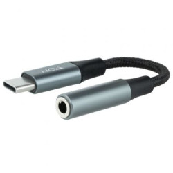 Conversor USB Tipo-C Nanocable 10.24.1204/ USB Tipo-C Macho - Jack 3.5 Hembra - 10.24.1204