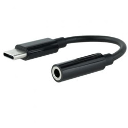 Conversor USB Tipo-C Nanocable 10.24.1205/ USB Tipo-C Macho - Jack 3.5 Hembra - 10.24.1205