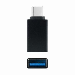 Adaptador USB 3.1 Nanocable 10.02.0010/ USB Hembra - USB Tipo-C Macho - 10.02.0010