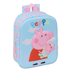 Mochila 3D Peppa Pig 27cm - 8412688634736