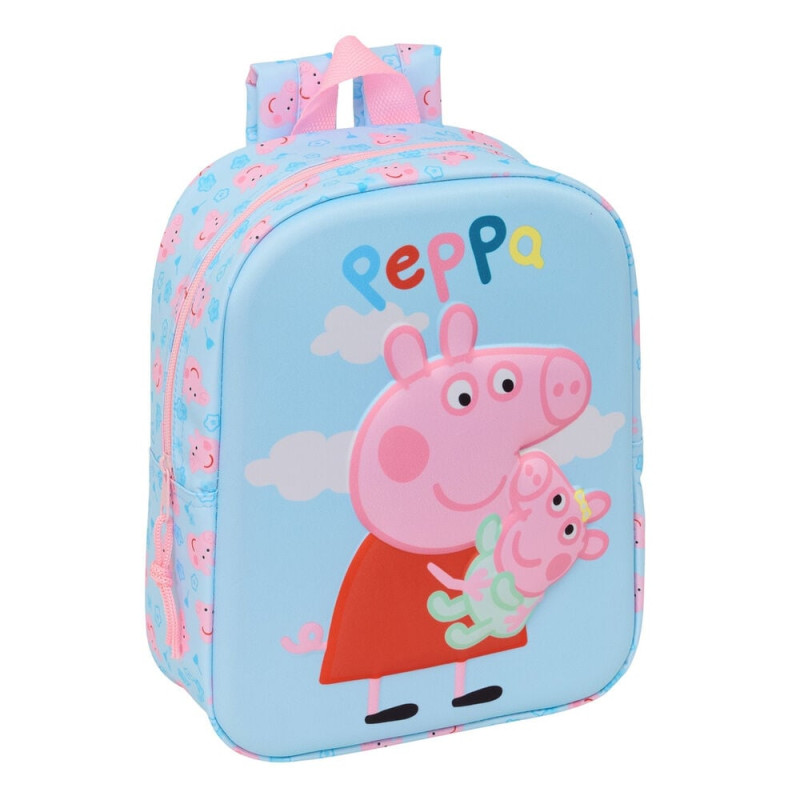 Mochila 3D Peppa Pig 27cm - 8412688634736