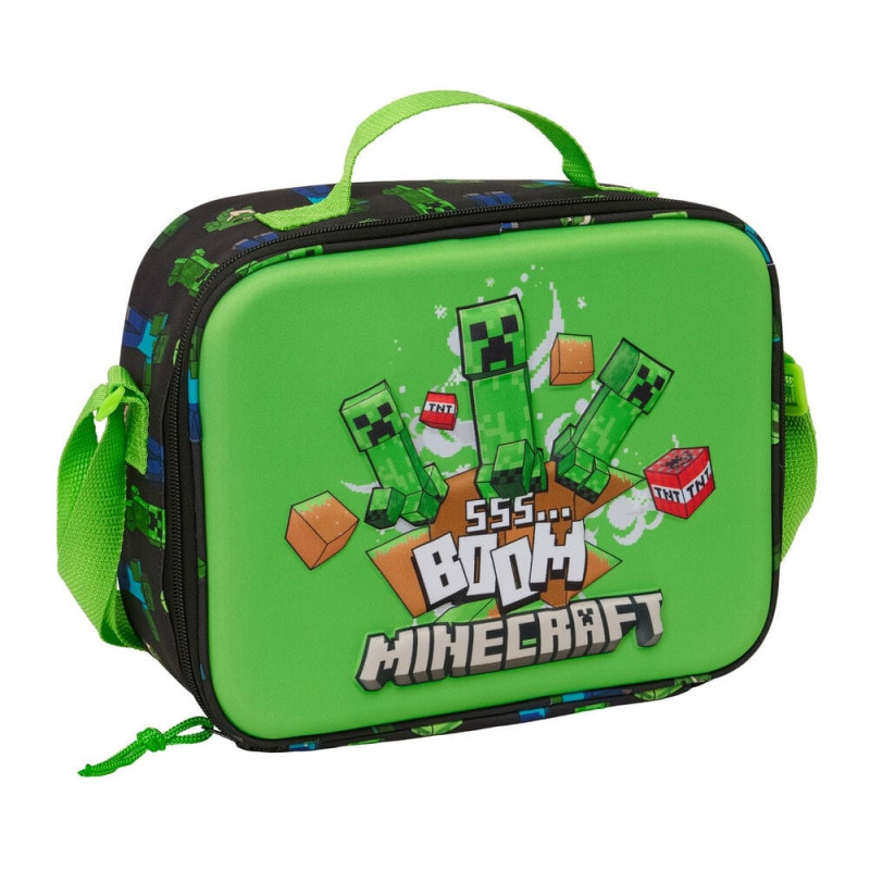 Bolsa portameriendas 3D Minecraft termica - 8412688635542