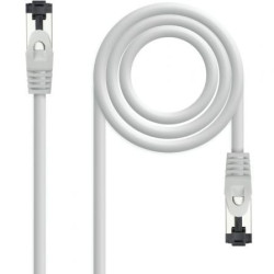 Cable de Red RJ45 SSTP Nanocable 10.20.2001 Cat.8.1/ 1m/ Gris - 10.20.2001
