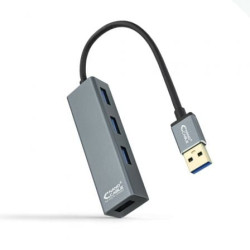 Hub USB 3.0 Nanocable 10.16.4402/ 4xUSB/ Gris - 10.16.4402