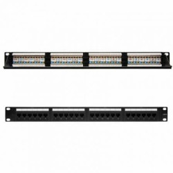 Patch Panel Nanocable 10.21.3124/ 24 Puertos/ Cat.6/ Altura 1U - 10.21.3124