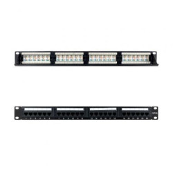 Patch Panel Nanocable 10.21.4124/ 24 Puertos/ Cat.6a/ Altura 1U - 10.21.4124