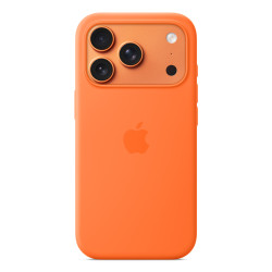 Silikon Case iPhone 17 Pro mit MagSafe (orange) - 0195950663914