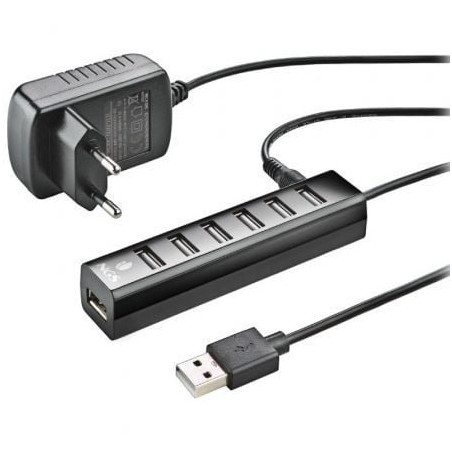 Hub USB 2.0 con Alimentación Externa NGS IHUB7 Tiny/ 7xUSB - IHUB7TINY