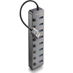 Hub USB NGS IHUB8 / 8xUSB 3.0/ Gris - IHUB8