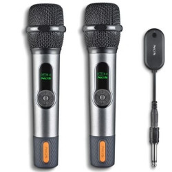Pack de 2 Micrófonos Inalámbricos NGS Singer Star Duo - SINGERSTARDUO
