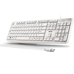 Teclado NGS Heritage HERITAGESPANISH/ Blanco - HERITAGESPANISH