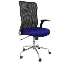Silla de Oficina Piqueras y Crespo Minaya 4031AZ/ Azul y Negra - 4031AZ