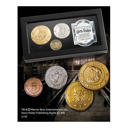 Replica the noble collection harry potter monedas de gringotts expositor - NN7234