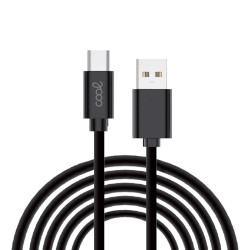 Cable USB Compatible COOL Universal TIPO-C (3 metros) Negro 2.4 Amp - 8434847045610