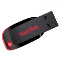 Pendrive 128GB SanDisk Cruzer Blade USB 2.0 - SDCZ50-128G-B35