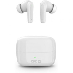 Auriculares Bluetooth SPC Ether 2 Pro con estuche de carga/ Autonomía 6.5h/ Blancos - 4624B