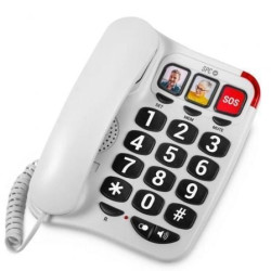 Teléfono SPC Confort Numbers 2/ Blanco - 3295B