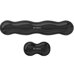Pack de 2 Reposamuñecas Subblim Ergo Crystal Flex - SUBMP-04E061