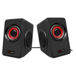 Altavoces Mars Gaming MS1/ 10W/ 2.0/ Rojos - MS1
