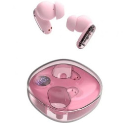Auriculares Bluetooth Mars Gaming MHIB2 con estuche de carga/ Autonomía 7h/ Rosa - MHIB2P