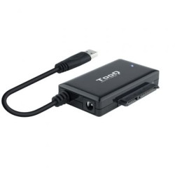 Adaptador para Discos Duros 2.5"/3.5" Tooq TQHDA-01A/ USB 3.0 Macho - SATA - TQHDA-01A